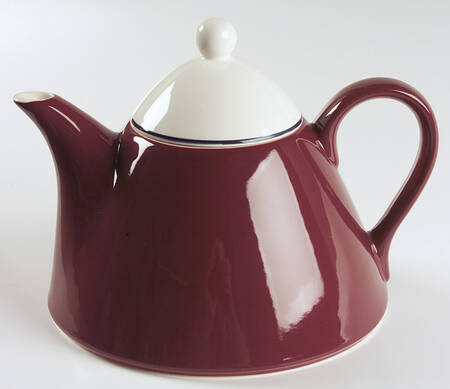 Spa Maroon Teapot & Lid