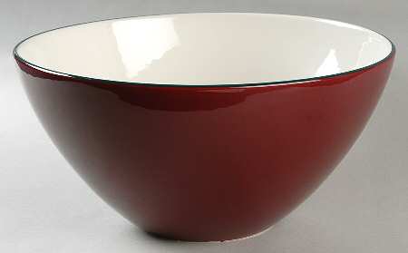 Spa Maroon 10" Round Vegetable Bowl