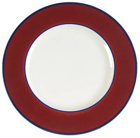 Spa Maroon Salad Plate