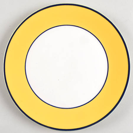Spa Bright Yellow Coupe Salad Plate