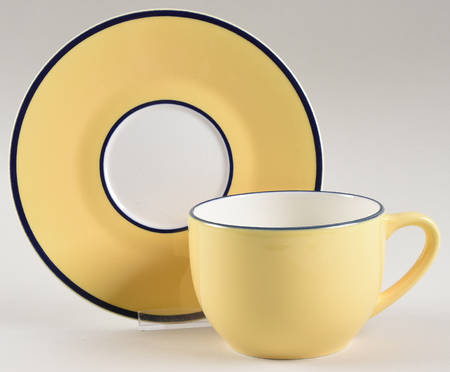 Spa Bright Yellow Breakfast Cup & Saucer Set