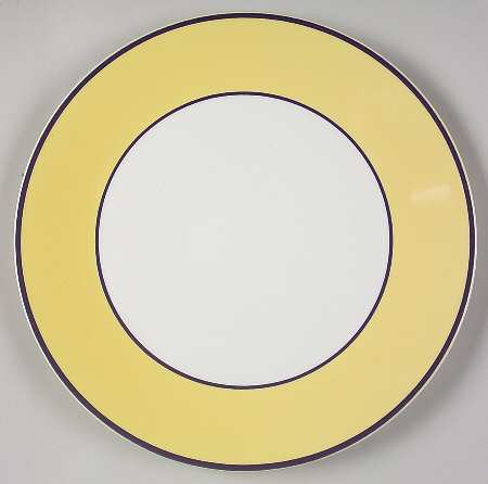 Spa Bright Yellow Coupe Dinner Plate
