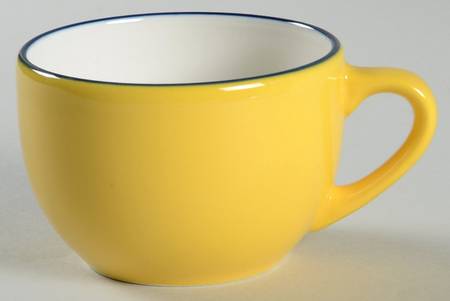 Spa Bright Yellow Flat Cup
