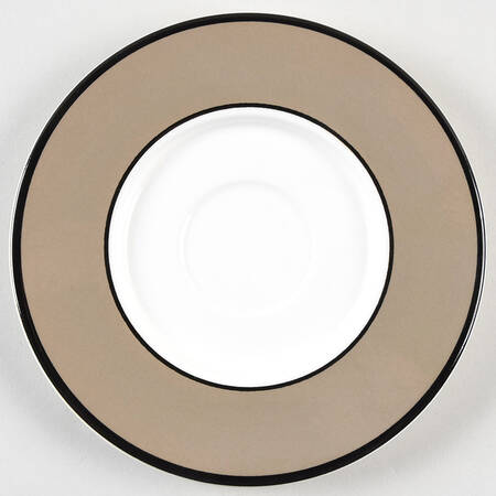 Spa Taupe (Rim) Saucer