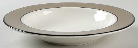 Spa Taupe (Rim) Rim Soup Bowl