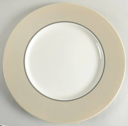 Spa Taupe (Rim) 12" Chop Plate (Round Platter)