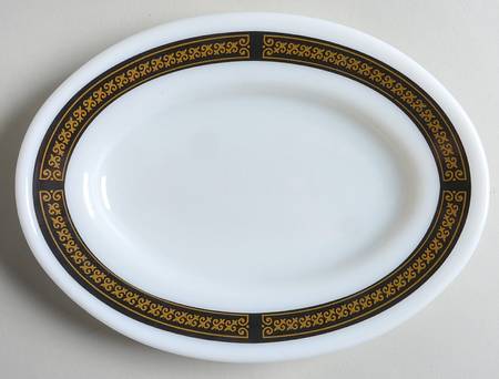 Ebony 9" Oval Serving Platter