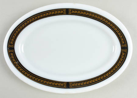 Ebony 11" Oval Serving Platter