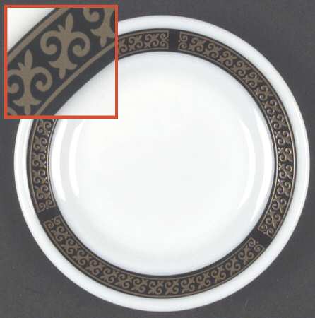 Ebony Bread & Butter Plate