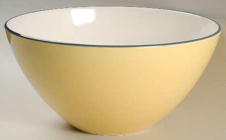 Spa Yellow 9" Round Vegetable Bowl