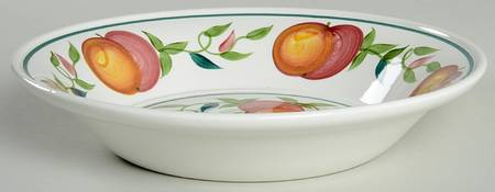 Orchard Fruit Rim Soup Bowl