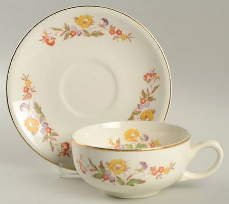 PCP112 Flat Cup & Saucer Set