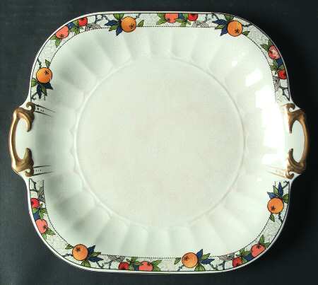 107 Handled Cake Plate