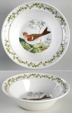Birds of Britain Rim Cereal Bowl