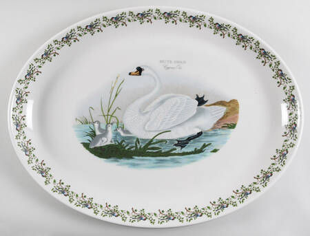 Birds of Britain 20" Oval Serving Platter