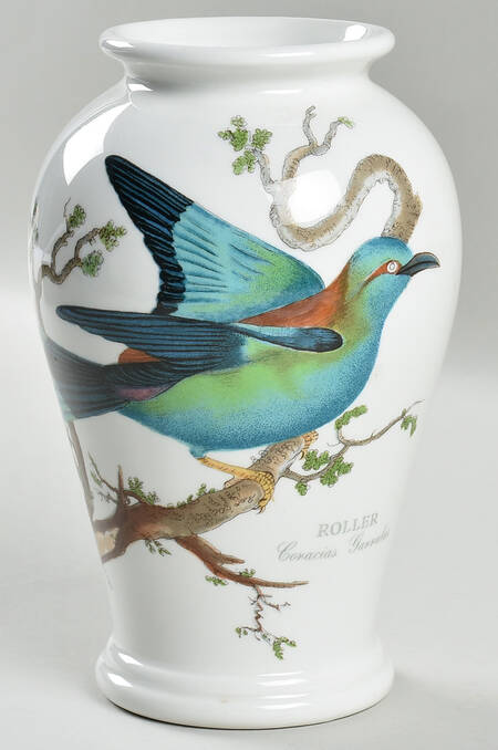 Birds of Britain 6" Canton Vase