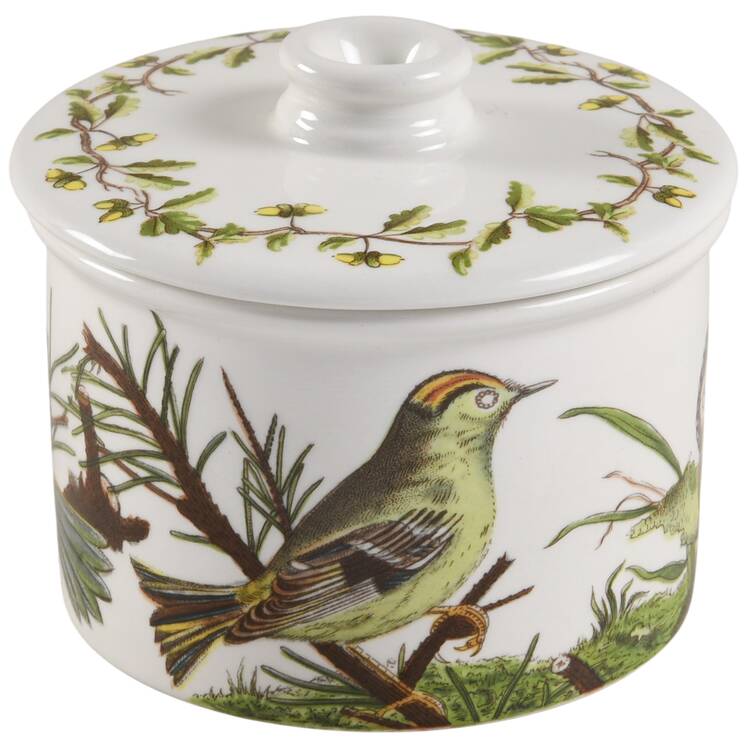 Birds of Britain Mini Drum Sugar Bowl & Lid