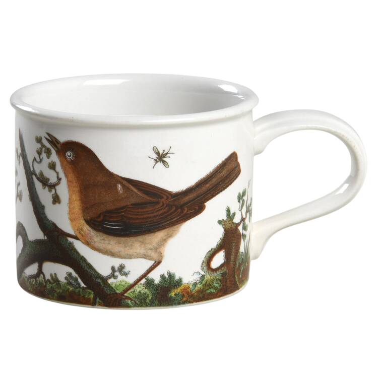 Birds of Britain Drum Breakfast Cup/Mug (For Green Band Saucer)