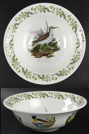 Birds of Britain 11" Large Salad Serving Bowl