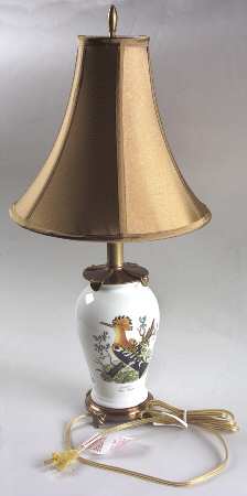 Birds of Britain #2 Canton Vase Lamp & Shade