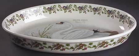 Birds of Britain 15" Oval Baker