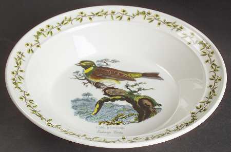 Birds of Britain Rim Soup Bowl