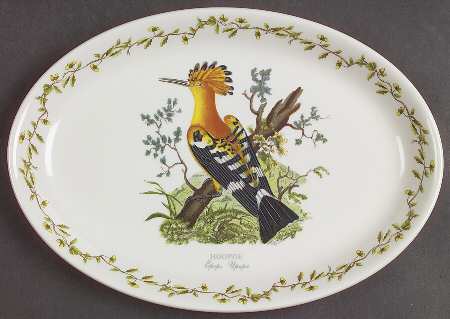 Birds of Britain 10" Oval Steak Platter