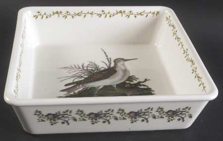Birds of Britain 9" Square Baker