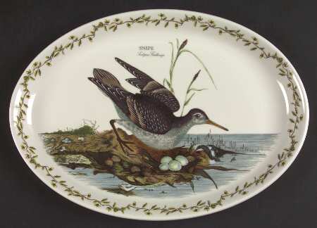 Birds of Britain 13" Oval Steak Platter