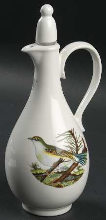 Birds of Britain Handled Vinegar Cruet with Stopper