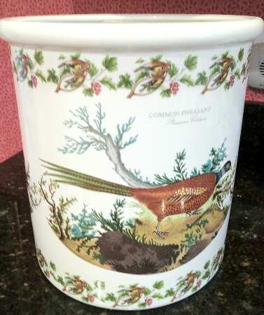 Birds of Britain Bread Crock No Lid
