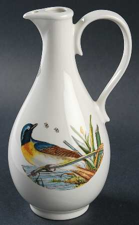 Birds of Britain Handled Oil Cruet W/No Stopper
