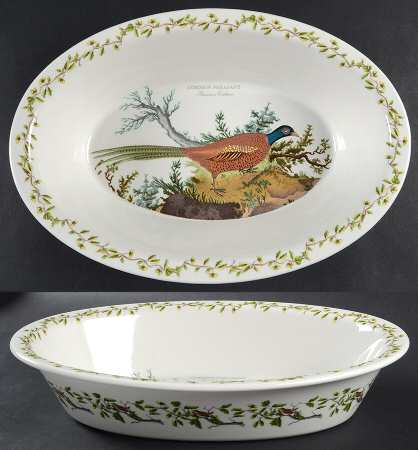 Birds of Britain 13" Oval Pie Baker