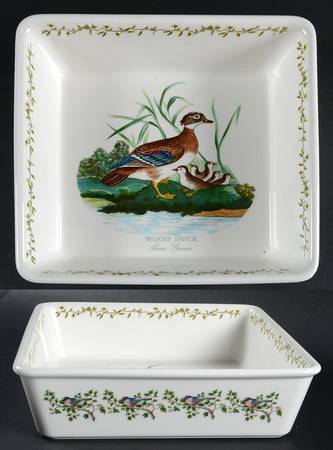 Birds of Britain 9" Square Baker