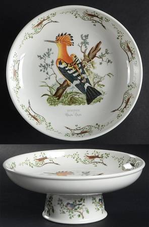 Birds of Britain Round Compote (Height X Width)