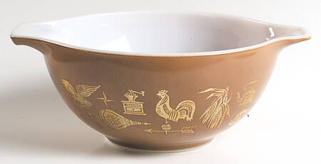 Early American 9" Cinderella Mixing Bowl