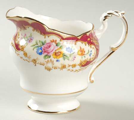 Pompadour Red Mini Creamer