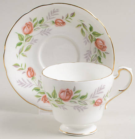 Fragrance Footed Cup & Saucer Set