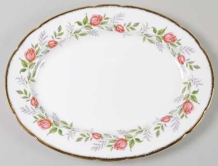 Fragrance 13" Oval Serving Platter