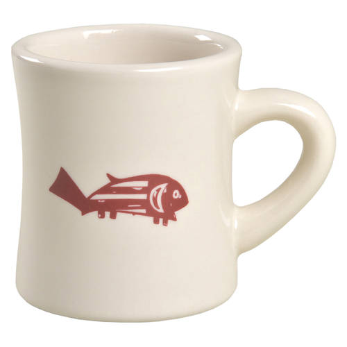 Ancient Mimbreno Indian-Burgundy (Replica) Cafe Mug