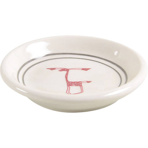 Ancient Mimbreno Indian-Burgundy (Replica) Butter Pat