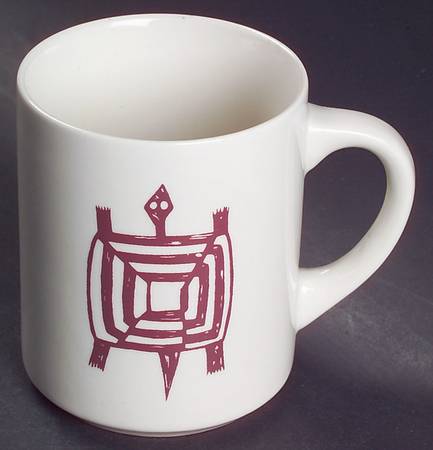 Ancient Mimbreno Indian-Burgundy (Replica) Mug