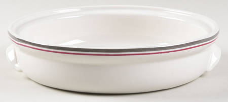 Ancient Mimbreno Indian-Burgundy (Replica) 1 Pt Round Casserole No Lid