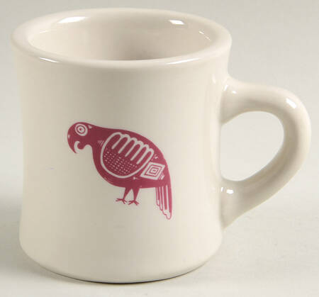 Ancient Mimbreno Indian-Burgundy (Replica) Cafe Mug