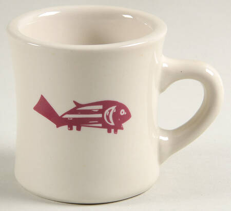 Ancient Mimbreno Indian-Burgundy (Replica) Cafe Mug
