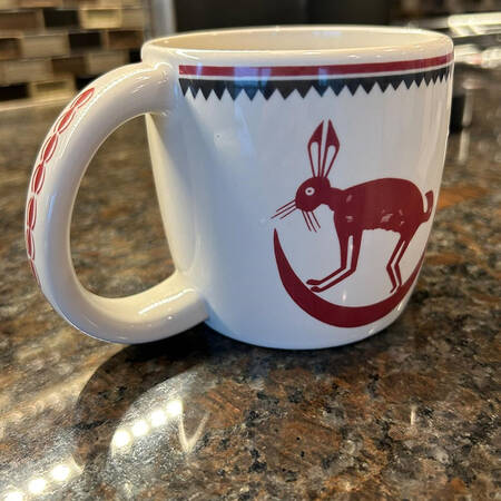 Ancient Mimbreno Indian-Burgundy (Replica) Mug