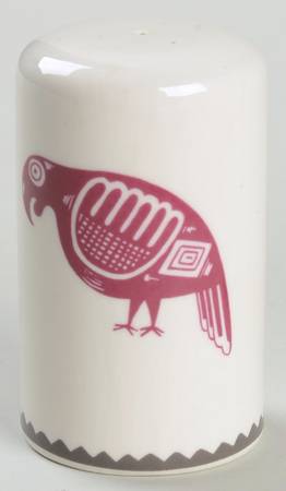 Ancient Mimbreno Indian-Burgundy (Replica) Salt Shaker