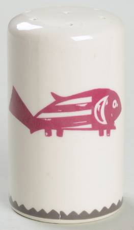 Ancient Mimbreno Indian-Burgundy (Replica) Pepper Shaker