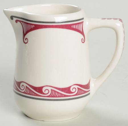 Ancient Mimbreno Indian-Burgundy (Replica) Mini Creamer
