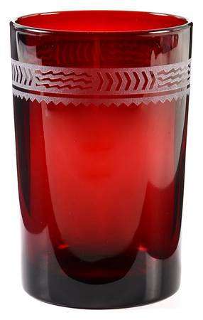 Ancient Mimbreno Indian-Burgundy (Replica) 16 Oz Glassware Tumbler